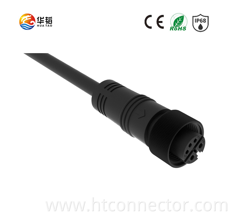 Metal round waterproof connector